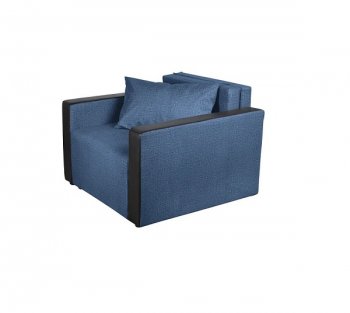 Кресло-кровать Милена с подлокотниками Синий в Верхней Пышме - verhnyaya-pyshma.mebel-74.com | фото