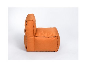 Модульное кресло Комфорт Колор прямое оранжевое в Верхней Пышме - verhnyaya-pyshma.mebel-74.com | фото
