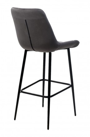 Барный стул ХОФМАН, цвет H-14 Серый, велюр / черный каркас М-City в Верхней Пышме - verhnyaya-pyshma.mebel-74.com | фото