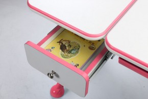 Парта-трансофрмер Amare Pink с выдвижным ящиком в Верхней Пышме - verhnyaya-pyshma.mebel-74.com | фото