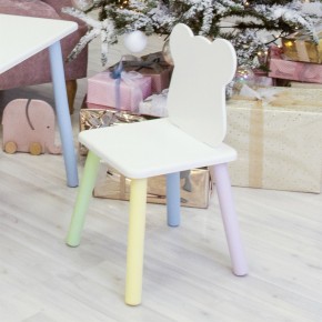 Детский стул Мишутка (Белый/Белый/Цветной) в Верхней Пышме - verhnyaya-pyshma.mebel-74.com | фото