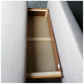 Диван-кровать Комфорт без подлокотников BALTIC AZURE (4 подушки) в Верхней Пышме - verhnyaya-pyshma.mebel-74.com | фото
