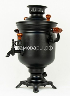 Электрический самовар "Черный Русский" матовая банка на 3 литра (Ограниченная серия) в Верхней Пышме - verhnyaya-pyshma.mebel-74.com | фото