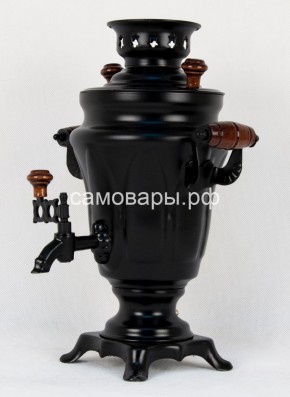 Электрический самовар "Черный Русский" матовый тюльпан в наборе на 1,5 литра. Ограниченная серия. в Верхней Пышме - verhnyaya-pyshma.mebel-74.com | фото