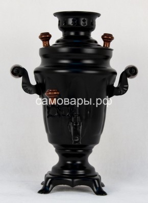 Электрический самовар "Черный Русский" матовый тюльпан в наборе на 1,5 литра. Ограниченная серия. в Верхней Пышме - verhnyaya-pyshma.mebel-74.com | фото