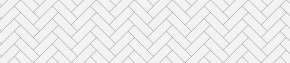 Фартук Метро керамик (белая) CPL пластик МДФ 6 мм в Верхней Пышме - verhnyaya-pyshma.mebel-74.com | фото