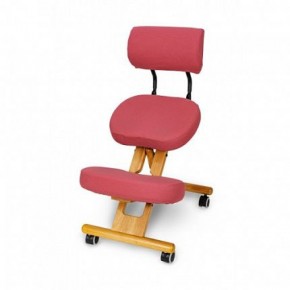 Коленный стул со спинкой Smartstool KW02В + Чехлы в Верхней Пышме - verhnyaya-pyshma.mebel-74.com | фото