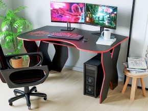 Компьютерный стол КЛ №9.0 (Черный/Красный) в Верхней Пышме - verhnyaya-pyshma.mebel-74.com | фото