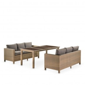 Комплект плетеной мебели T365/S65B-W65 Light Brown в Верхней Пышме - verhnyaya-pyshma.mebel-74.com | фото