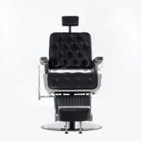 Кресло для барбершопа Barneo 31836E откидная спинка черное в Верхней Пышме - verhnyaya-pyshma.mebel-74.com | фото