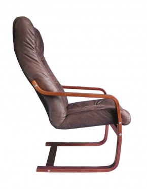 Кресло для отдыха (пружинка) Магнат 102-З-Ш замша ШОКОЛАД в Верхней Пышме - verhnyaya-pyshma.mebel-74.com | фото