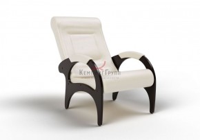 Кресло для отдыха Римини 19-К-КР (экокожа/венге) КРЕМ в Верхней Пышме - verhnyaya-pyshma.mebel-74.com | фото