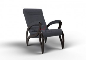 Кресло для отдыха Зельден 20-Т-ГР (ткань/венге) ГРАФИТ в Верхней Пышме - verhnyaya-pyshma.mebel-74.com | фото
