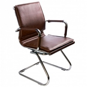 Кресло для посетителя Бюрократ CH-993-Low-V/Brown коричневый в Верхней Пышме - verhnyaya-pyshma.mebel-74.com | фото