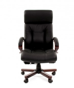 Кресло для руководителя CHAIRMAN  421 (Натуральная кожа) Черное в Верхней Пышме - verhnyaya-pyshma.mebel-74.com | фото
