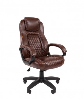 Кресло для руководителя  CHAIRMAN 432 (Экокожа коричневая) в Верхней Пышме - verhnyaya-pyshma.mebel-74.com | фото