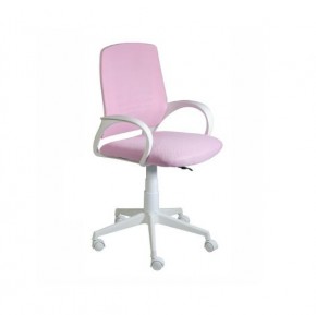 Кресло Ирис White сетка/ткань розовая в Верхней Пышме - verhnyaya-pyshma.mebel-74.com | фото