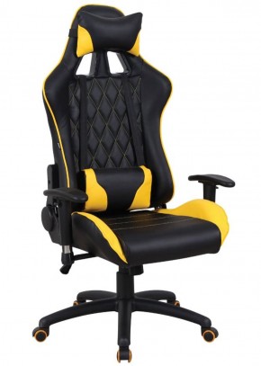 Кресло компьютерное BRABIX "GT Master GM-110" (черное/желтое) 531927 в Верхней Пышме - verhnyaya-pyshma.mebel-74.com | фото