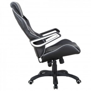 Кресло компьютерное BRABIX Techno Pro GM-003 (экокожа черное/серое, вставки серые) 531814 в Верхней Пышме - verhnyaya-pyshma.mebel-74.com | фото