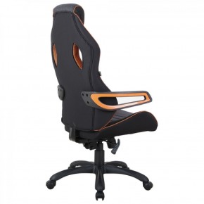 Кресло компьютерное BRABIX Techno Pro GM-003 (ткань черное/серое, вставки оранжевые) 531813 в Верхней Пышме - verhnyaya-pyshma.mebel-74.com | фото