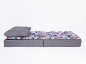 Кресло-кровать бескаркасное Харви (коричневый-квадро беж) в Верхней Пышме - verhnyaya-pyshma.mebel-74.com | фото