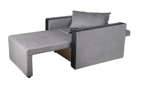 Кресло-кровать Милена с подлокотниками (серый) Велюр в Верхней Пышме - verhnyaya-pyshma.mebel-74.com | фото