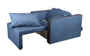 Кресло-кровать Милена с подлокотниками (синий) Велюр в Верхней Пышме - verhnyaya-pyshma.mebel-74.com | фото