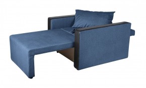 Кресло-кровать Милена с подлокотниками (синий) Велюр в Верхней Пышме - verhnyaya-pyshma.mebel-74.com | фото