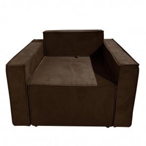 Кресло-кровать Принц КК1-ВК (велюр коричневый) в Верхней Пышме - verhnyaya-pyshma.mebel-74.com | фото