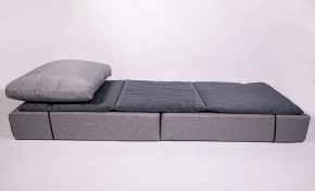 Кресло-кровать-пуф бескаркасное Прайм (Серый) в Верхней Пышме - verhnyaya-pyshma.mebel-74.com | фото