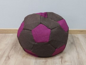 Кресло-мешок Мяч S (Savana Chocolate-Savana Berry) в Верхней Пышме - verhnyaya-pyshma.mebel-74.com | фото