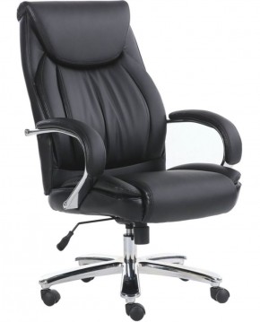 Кресло офисное BRABIX PREMIUM "Advance EX-575" (хром, экокожа, черное) 531825 в Верхней Пышме - verhnyaya-pyshma.mebel-74.com | фото