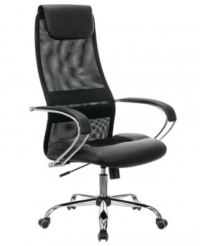 Кресло офисное BRABIX PREMIUM "Stalker EX-608 CH" (хром, ткань-сетка/кожзам, черное) 532091 в Верхней Пышме - verhnyaya-pyshma.mebel-74.com | фото