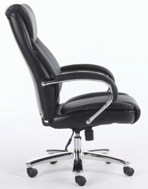 Кресло офисное BRABIX "Advance EX-575" (хром/экокожа/черное) 531825 в Верхней Пышме - verhnyaya-pyshma.mebel-74.com | фото