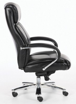 Кресло офисное BRABIX "Direct EX-580" (хром/рециклированная кожа/черное) 531824 в Верхней Пышме - verhnyaya-pyshma.mebel-74.com | фото