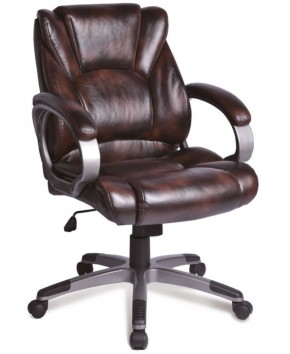 Кресло офисное BRABIX "Eldorado EX-504" (коричневое) 530875 в Верхней Пышме - verhnyaya-pyshma.mebel-74.com | фото