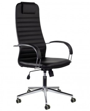 Кресло офисное BRABIX "Pilot EX-610 CH" premium (черное/кожзам) 532418 в Верхней Пышме - verhnyaya-pyshma.mebel-74.com | фото