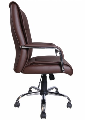 Кресло офисное BRABIX "Space EX-508" (экокожа, хром, коричневое) 531164 в Верхней Пышме - verhnyaya-pyshma.mebel-74.com | фото