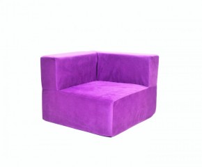 Кресло-угловое-модуль бескаркасное Тетрис 30 (Фиолетовый) в Верхней Пышме - verhnyaya-pyshma.mebel-74.com | фото