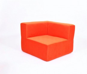 Кресло-угловое-модуль бескаркасное Тетрис 30 (Оранжевый) в Верхней Пышме - verhnyaya-pyshma.mebel-74.com | фото