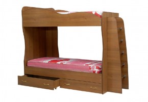 Кровать детская 2-х ярусная Юниор-1 (800*2000) ЛДСП в Верхней Пышме - verhnyaya-pyshma.mebel-74.com | фото