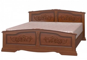 ЕЛЕНА Кровать из массива 1200 (Орех) в Верхней Пышме - verhnyaya-pyshma.mebel-74.com | фото