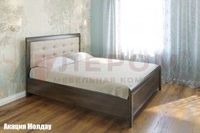 Кровать КР-1034 с мягким изголовьем в Верхней Пышме - verhnyaya-pyshma.mebel-74.com | фото