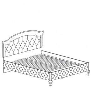 Кровать с обивкой №490 Марлен (1800) Кремовый белый в Верхней Пышме - verhnyaya-pyshma.mebel-74.com | фото