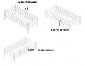 Кровать одноярусная Сонечка (800*1900) модульная в Верхней Пышме - verhnyaya-pyshma.mebel-74.com | фото