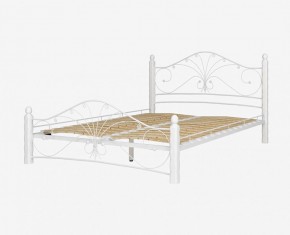 Кровать "Фортуна 1" КМД 2.01 Белая (1200*2000) (ножки-белые) с коваными элементами в Верхней Пышме - verhnyaya-pyshma.mebel-74.com | фото