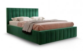 Кровать "Вена" 1400 СТАНДАРТ Вариант 1 Мора зеленый + ортопедическое основание на 5 опорах в Верхней Пышме - verhnyaya-pyshma.mebel-74.com | фото