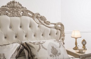 Кровать с мягким изголовьем Патрисия (1600) крем в Верхней Пышме - verhnyaya-pyshma.mebel-74.com | фото