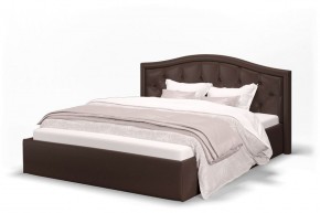 Кровать Стелла 1200 + Основание (Лесмо brown) коричневый в Верхней Пышме - verhnyaya-pyshma.mebel-74.com | фото