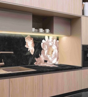 Кухонный фартук со столешницей (А-05) в едином стиле (3050 мм) в Верхней Пышме - verhnyaya-pyshma.mebel-74.com | фото